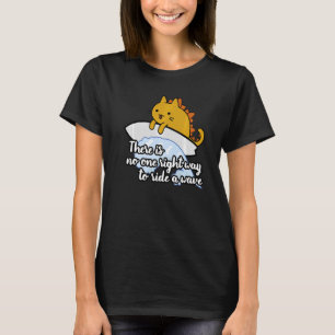 Camiseta Surf catzilla surfer camino de la ola