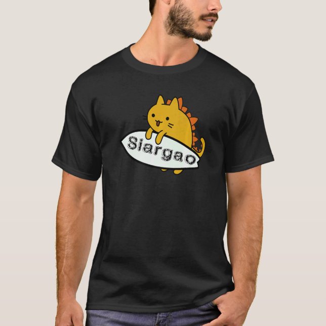 Camiseta Surf catzilla surfista Siargao (Anverso)