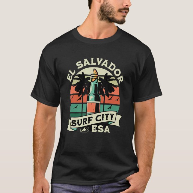 Camiseta Surf City El Salvador Waves (Anverso)