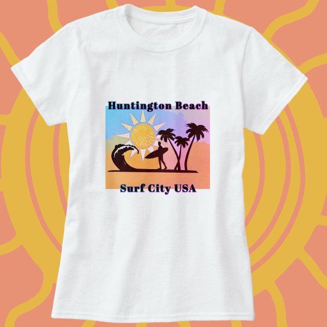 Camiseta Surf City Estados Unidos Huntington Beach CA Ocean (Subido por el creador)