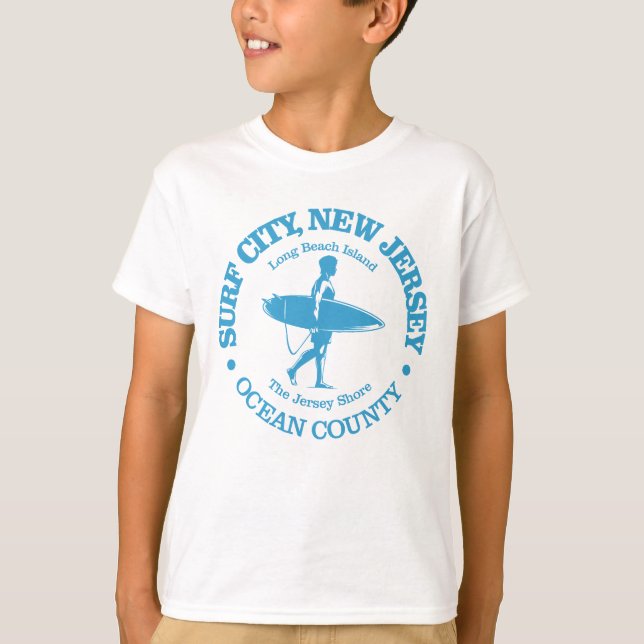 Camiseta Surf City (surfista) (Anverso)