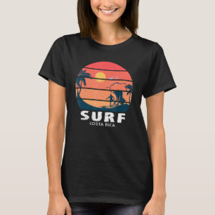 Camiseta Surf Costa Rica Vintage Sunset
