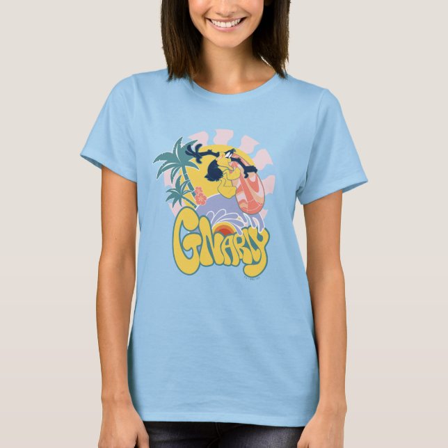 Camiseta Surf DAFFY DUCK™ - Gnarly (Anverso)