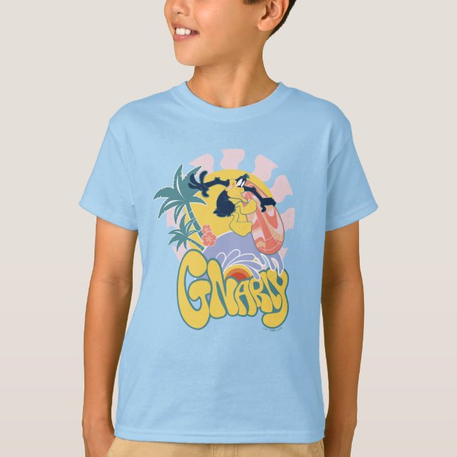 Camiseta Surf DAFFY DUCK™ - Gnarly (Anverso)