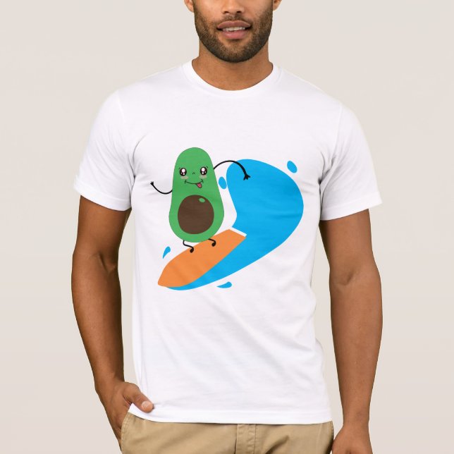 Camiseta surf de avacado (Anverso)