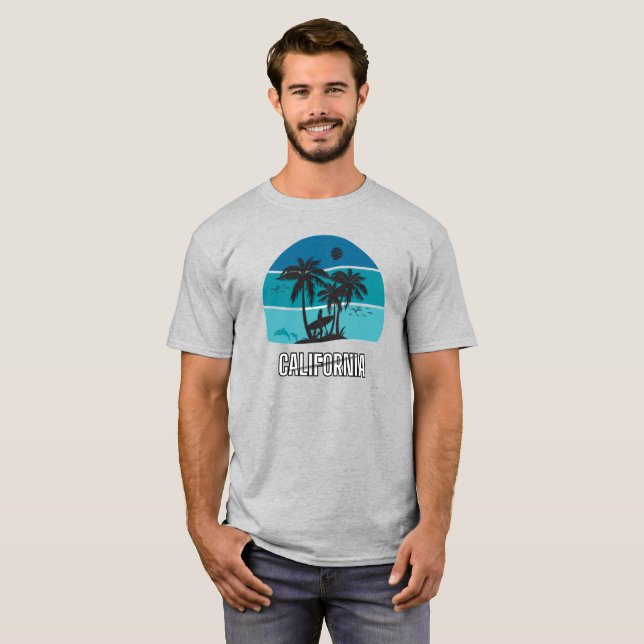 Camiseta Surf de California (Anverso completo)