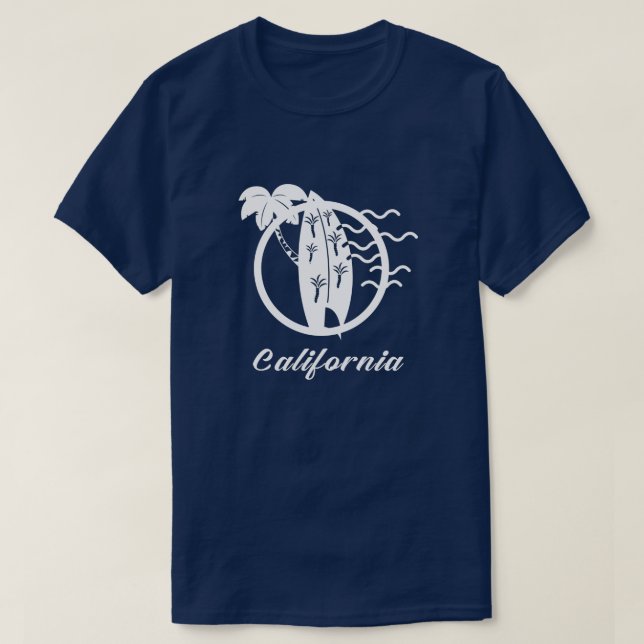 Camiseta Surf de California (Diseño del anverso)