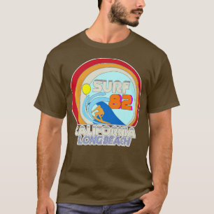 Camiseta Surf de California Retro Vintage 80s Surfing L