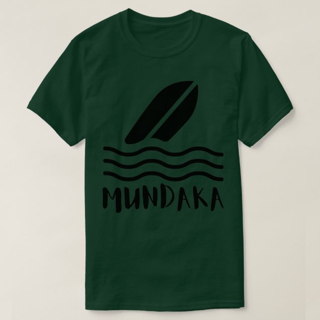 Camiseta surf de campo basco de mundaka (Diseño del anverso)