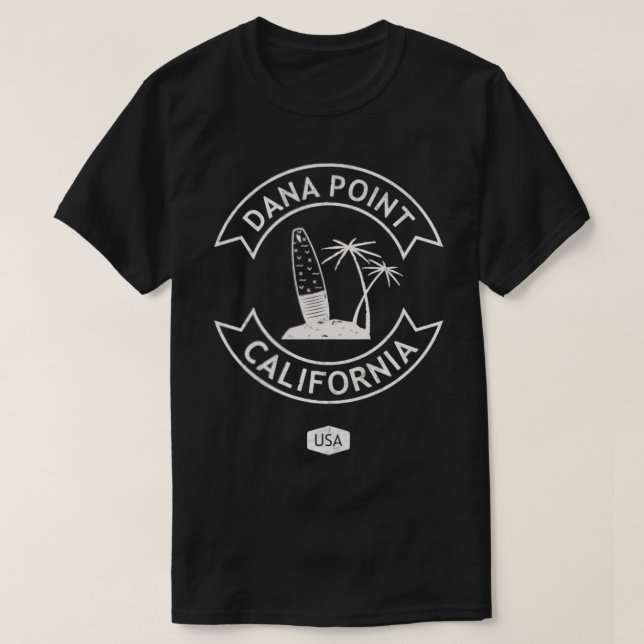 Camiseta Surf de Dana Point California (Diseño del anverso)