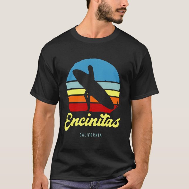 Camiseta Surf de Encinitas California (Anverso)