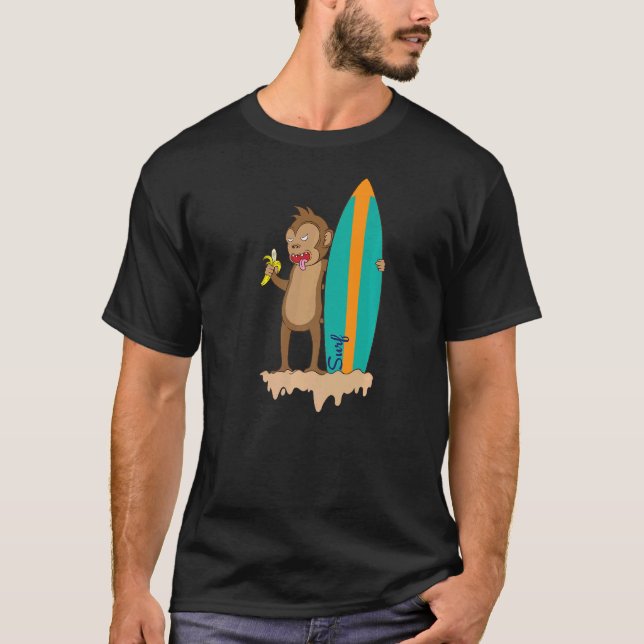 Camiseta Surf de mono (Anverso)
