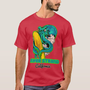 Camiseta Surf de pulpo en Silver Strand California