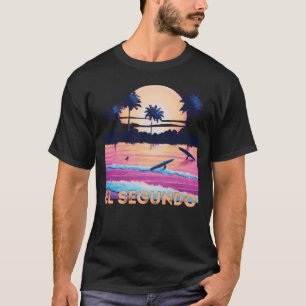 Camiseta Surf de recuerdo de California Retro El Segundo