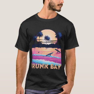 Camiseta Surf de recuerdo de Retro Trunk Bay USVI