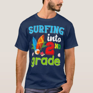 Camiseta Surf De Segundo Grado De Vuelta A La Escuela De Se