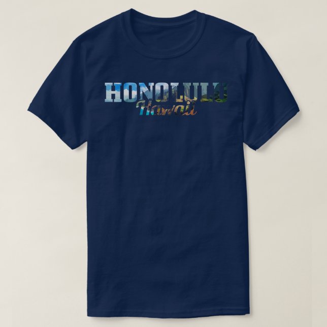 Camiseta Surf de surf Honolulu Hawaii (Diseño del anverso)