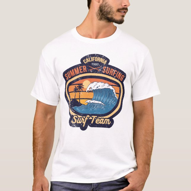 Camiseta Surf de verano (Anverso)