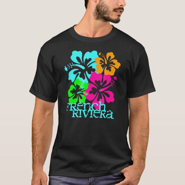 Camiseta Surf de viajes tropicales de la playa Riviera Fran (Anverso)
