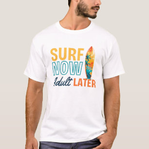 Camiseta Surf divertida diciendo la vida en la playa Ola de