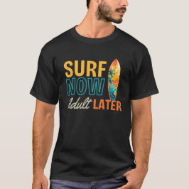 Camiseta Surf divertida diciendo la vida en la playa Ola de