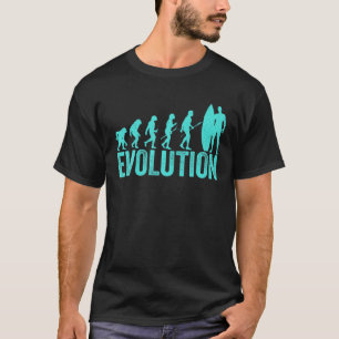 Camiseta Surf Divertido - Evolución De Un Surfista - Gran S