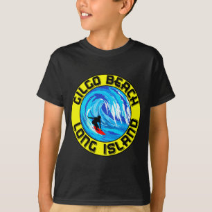 Camiseta Surf en Gilgo Beach Long Island Nueva York Surf Su