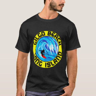 Camiseta Surf en Gilgo Beach Long Island Nueva York Surf Su