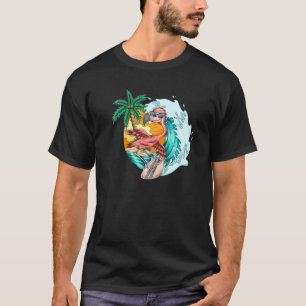 Camiseta Surf Flamingo Surfista Surfboard Las Ondas