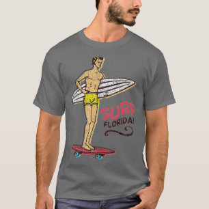 Camiseta Surf Florida Vintage Surfboard 60s 70s 80s Surfer