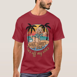 Camiseta Surf Goldendoodle Vibes - Amigo, ¿dónde está mi hu