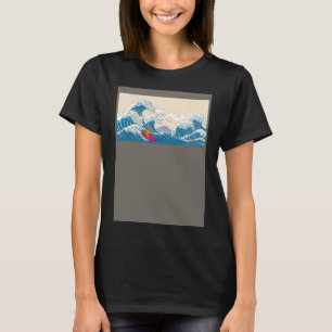 Camiseta Surf GoldFish Surfing Great Wave Off Kanagawa Surf