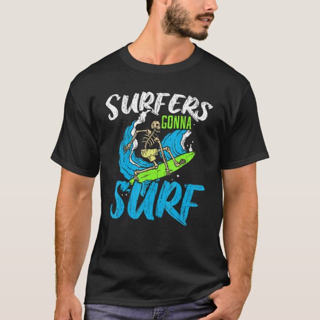 Camiseta Surf Gonna Surfboard Surfing Water Sport B (Anverso)