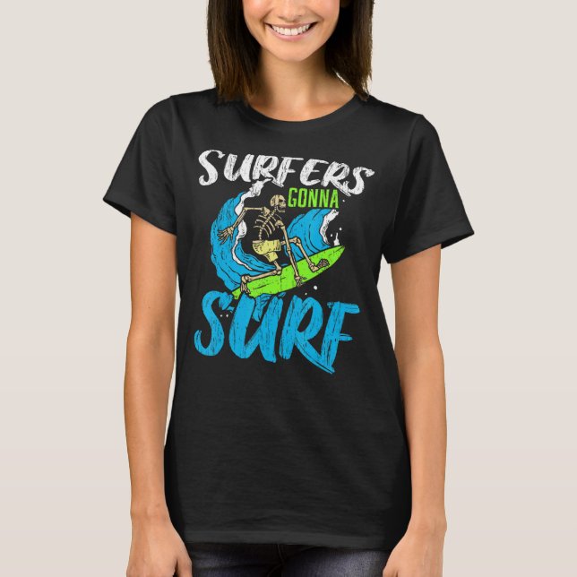 Camiseta Surf Gonna Surfboard Surfing Water Sport B (Anverso)