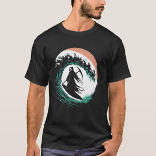 Camiseta Surf Grim Reaper - Espectacular disstume de Hallow