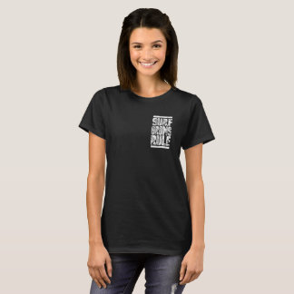 Camiseta Surf Groms Rule!!! (blanco adulto)