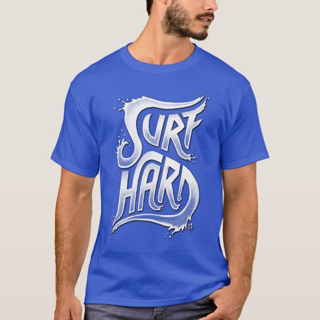 Camiseta Surf Hard (Anverso)