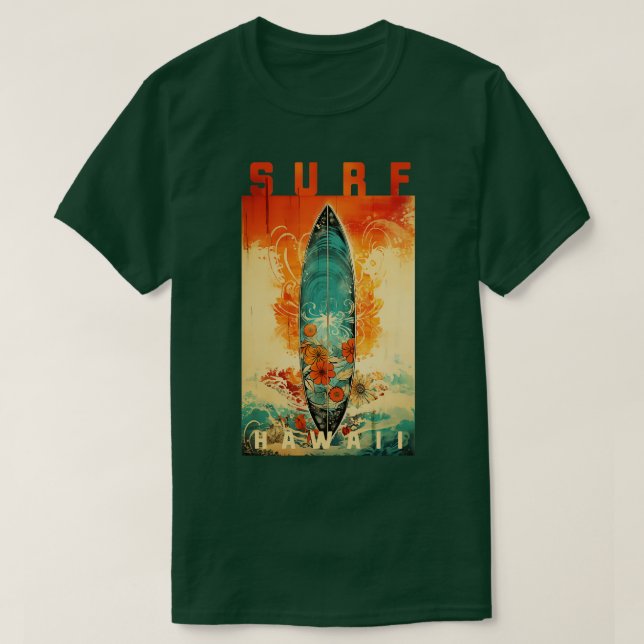Camiseta Surf hawaii 1 (Diseño del anverso)