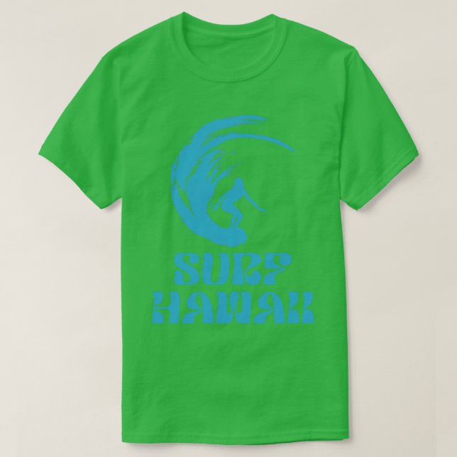 Camiseta Surf Hawaii Blue Ocean TShirt (Diseño del anverso)