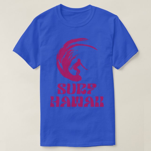 Camiseta Surf Hawaii Hibiscus TShirt (Diseño del anverso)