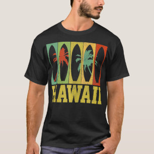 Camiseta Surf Hawaii Vintage Beach Hawaii Surf Souvenir Sur
