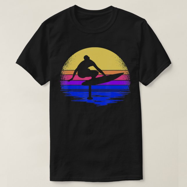 Camiseta Surf Hidrofoil Foilen Foiling Relieve metalizado S (Diseño del anverso)