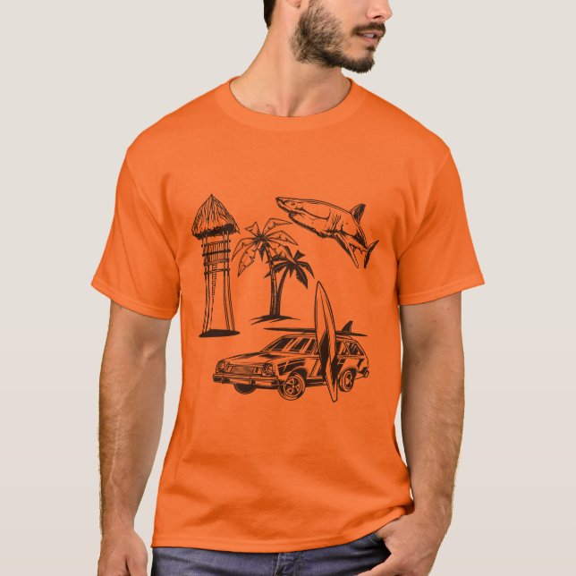 Camiseta Surf Images Vintage Surf Design (Anverso)