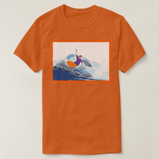 Camiseta Surf Increíble Wave (Diseño del anverso)