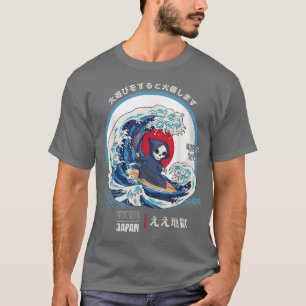 Camiseta Surf japonés Grim Reaper Tokyo Streetwear Surf