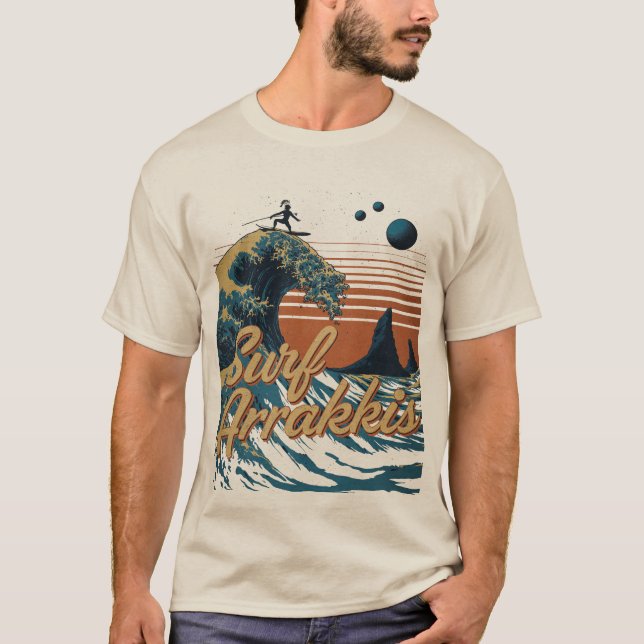 Camiseta Surf las dunas de Arrakis (Anverso)