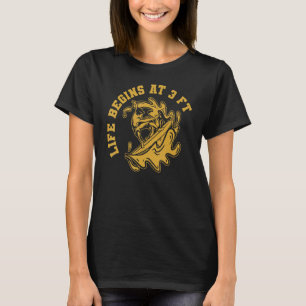 Camiseta Surf Life Comienza En Surfers Surfers Surfboard De