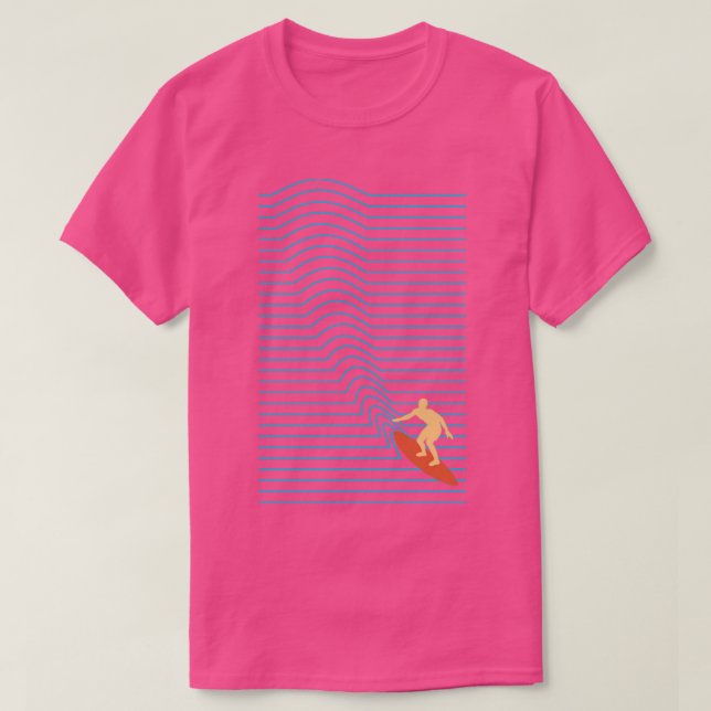 Camiseta Surf Lines (Diseño del anverso)