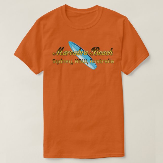 Camiseta Surf Maroubra (Diseño del anverso)