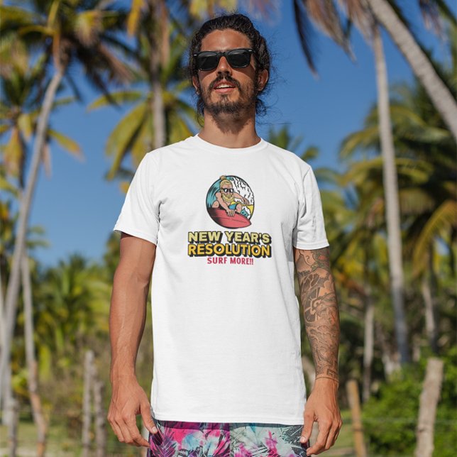 Camiseta Surf More - Resolución de Año Nuevo (Subido por el creador)